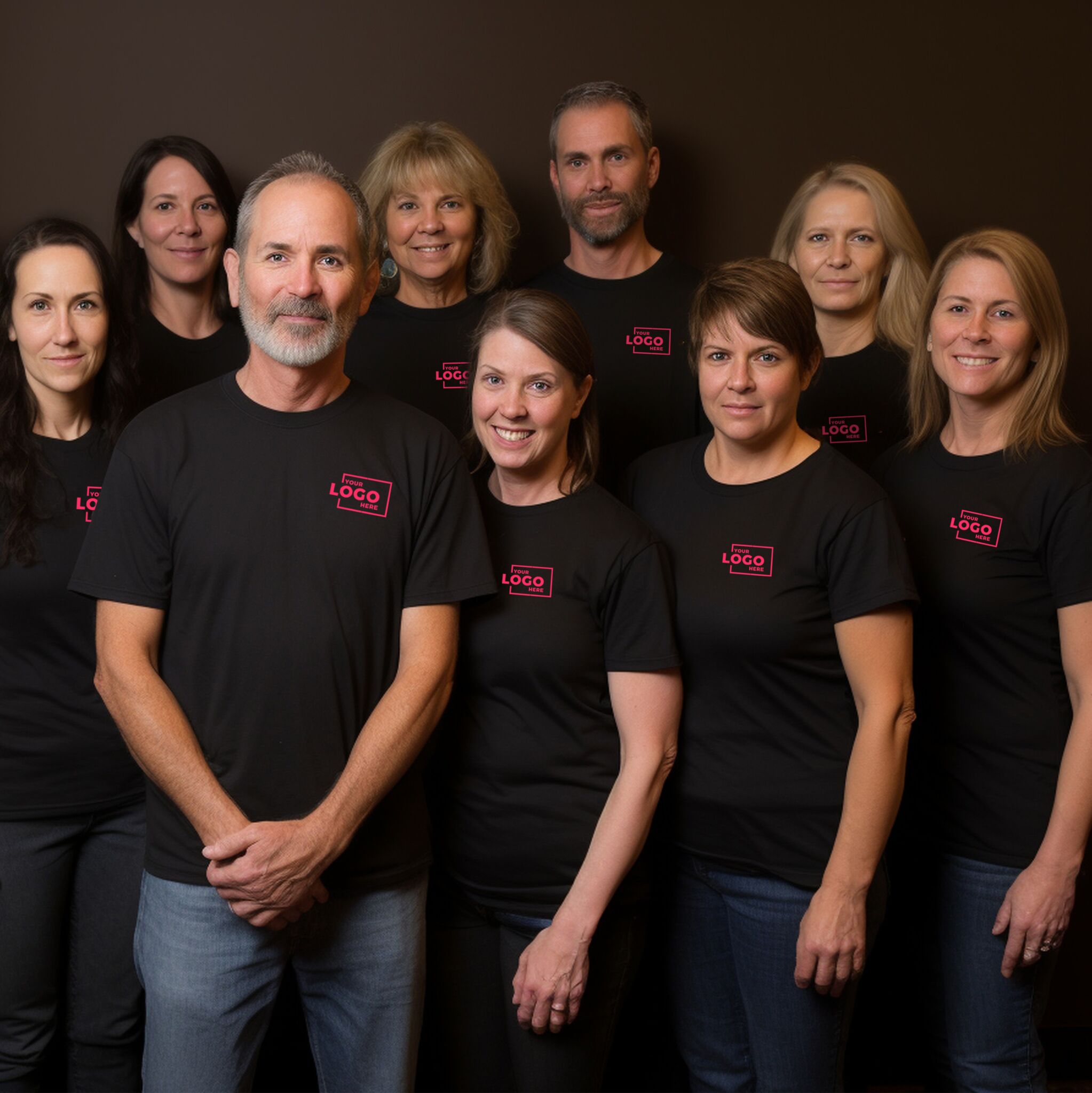 Custom event and party T-shirts with logo or theme printing using DTF and screen printing by CheapBulkPrint