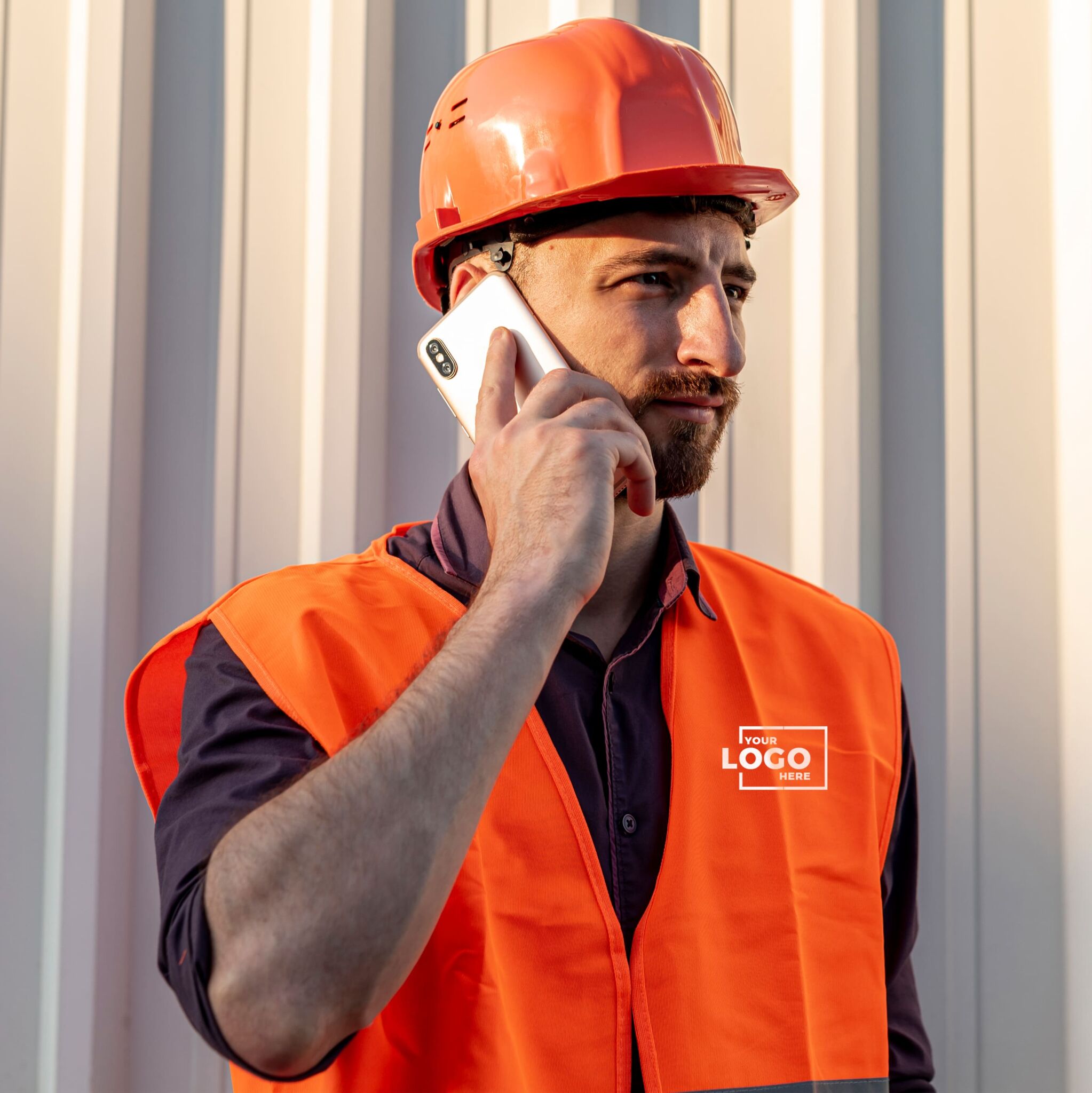 Custom printed safety vests and work jackets for construction workers by CheapBulkPrint