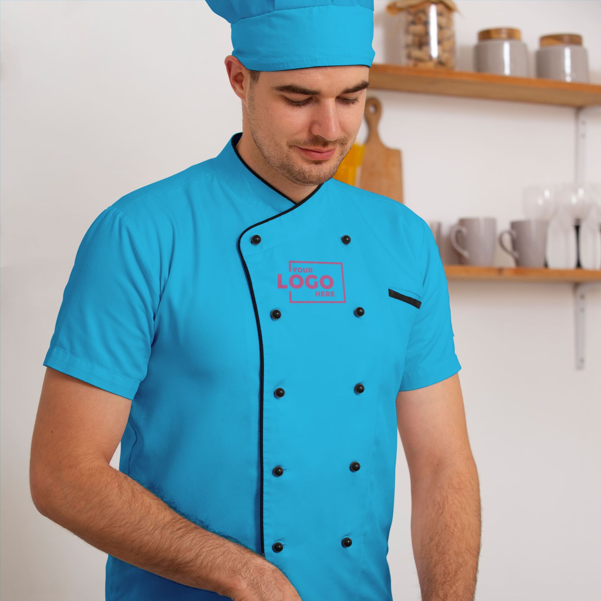 Custom uniforms for chefs and restaurant crews with logo printing and embroidery by CheapBulkPrint