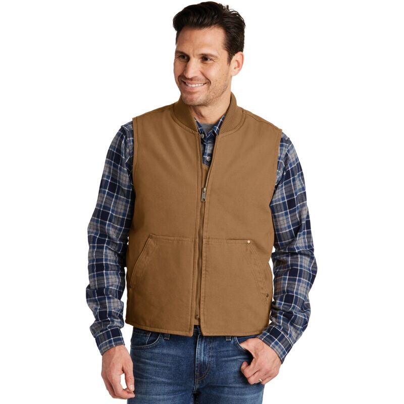 Washed Duck Cloth Vest Thumbnail