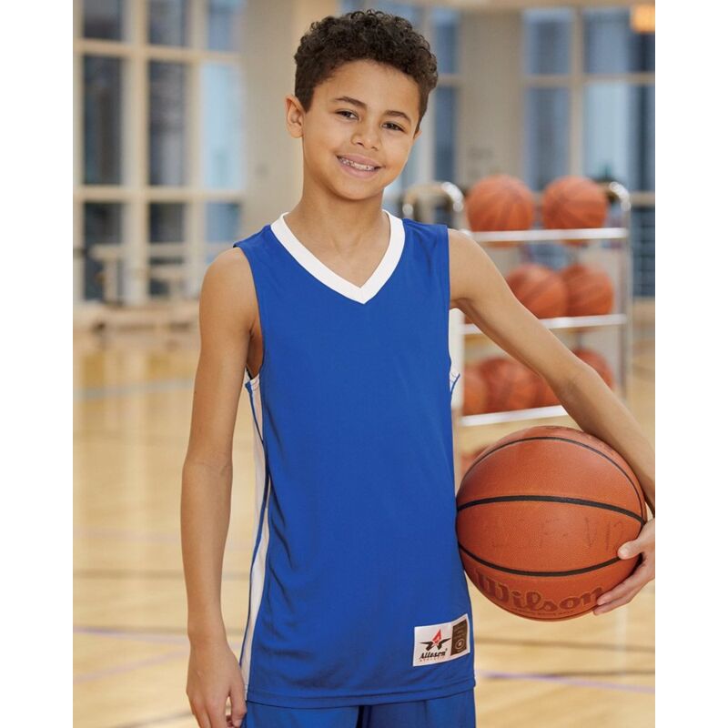 Youth Single Ply Basketball Jersey Thumbnail